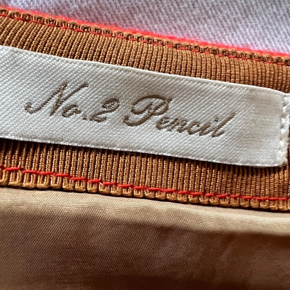 NWT - J. Crew No. 2 Pencil skirt 100% wool tomato red - Picture 9 of 9